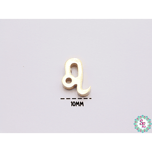 ACERO DORADO SEPARADOR SIGNO ZODIACAL LEO 10*13MM 