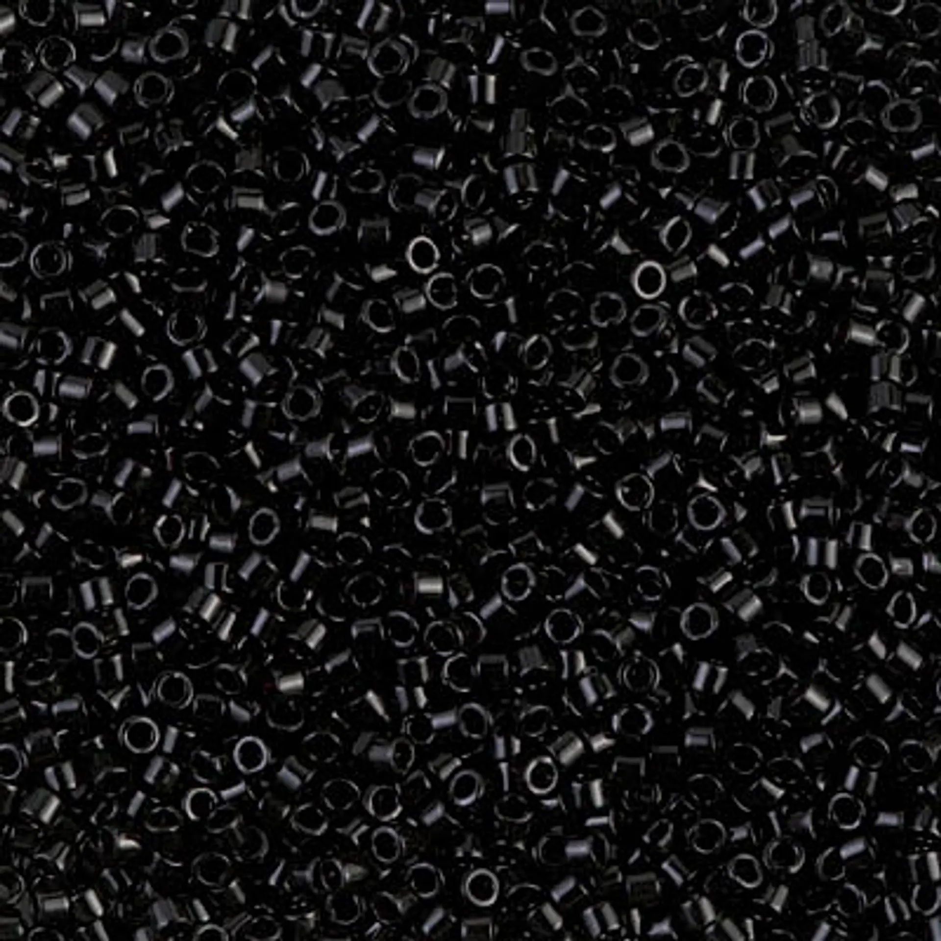 MIYUKI DELICA 11/0 BLACK DB0010 X 10 GRAMS 1