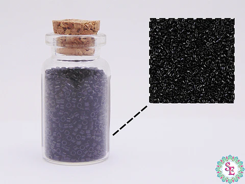 MIYUKI DELICA 11/0 BLACK DB0010 X 10 GRAMOS