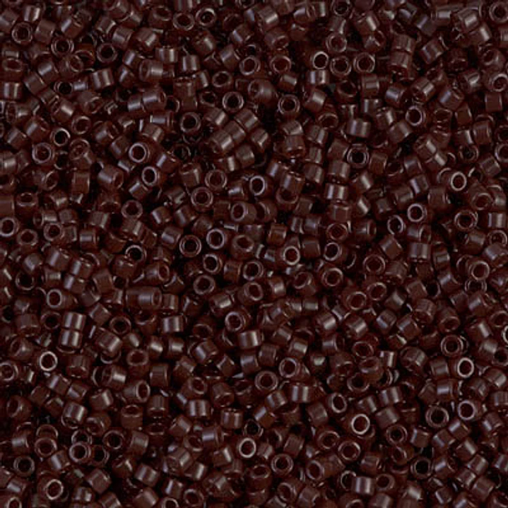 MIYUKI DELICA 11/0 OP CHOCOLATE BROWN DB0734 X 10 GRAMOS  1