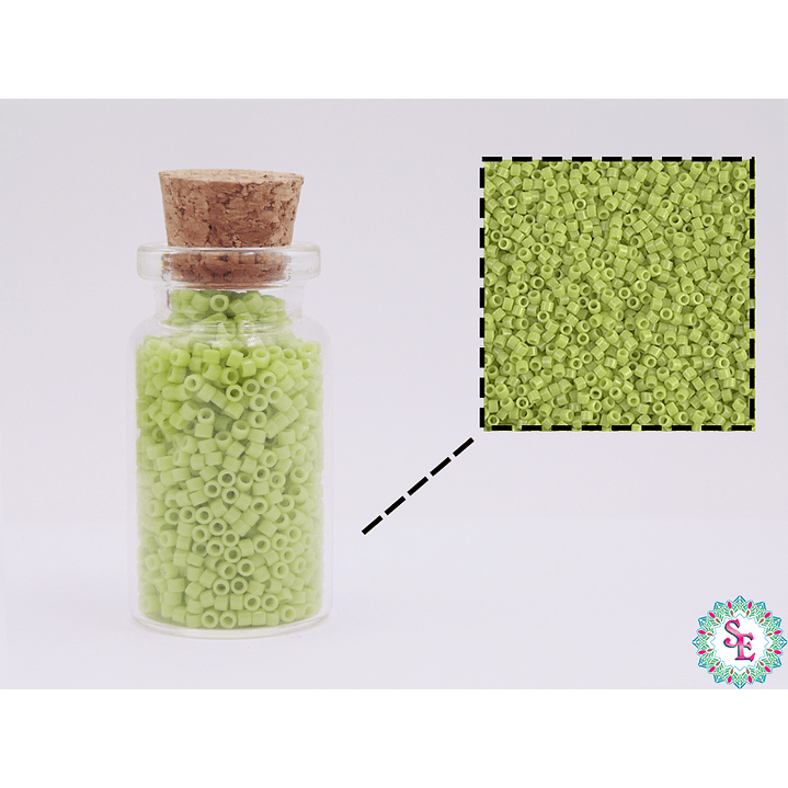 MIYUKI DELICA 11/0 CHARTREUSE OPAQUE DB0733 X 10 GRAMS 2