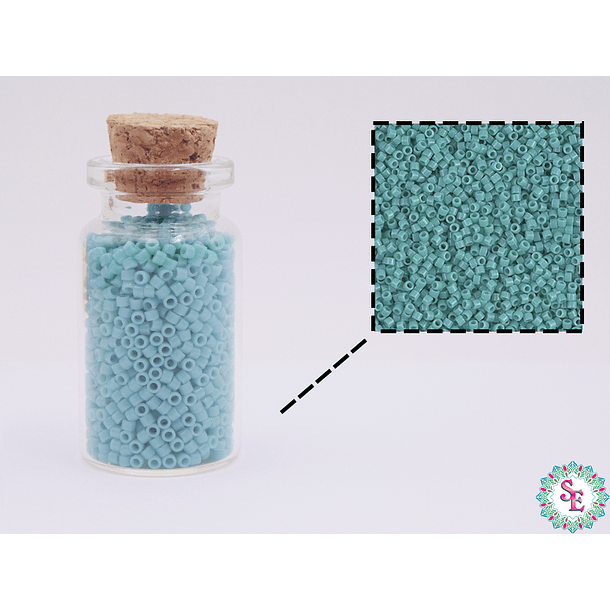 MIYUKI DELICA 11/0 TURQUOISE OPAQUE DB729 X 10 GRAMOS 
