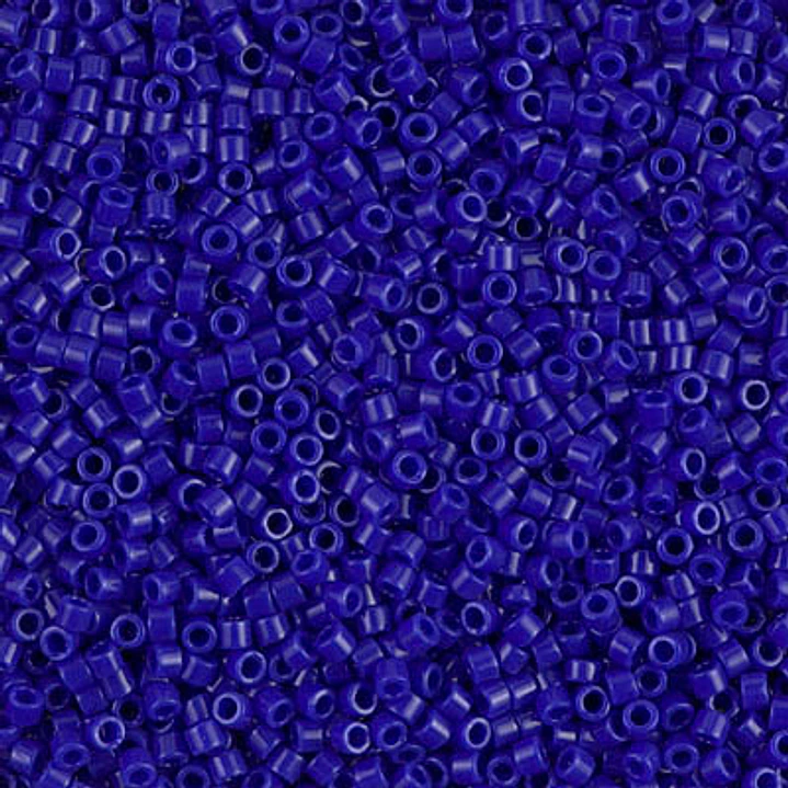 MIYUKI DELICA 11/0 OPAQUE DARK BLUE DB0726 X 10 GRAMOS  1