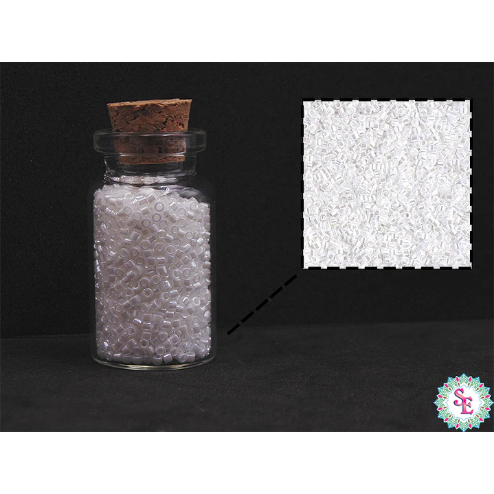 MIYUKI DELICA 11/0 WHITE PEARL DB0201 X 10 GRAMS 2