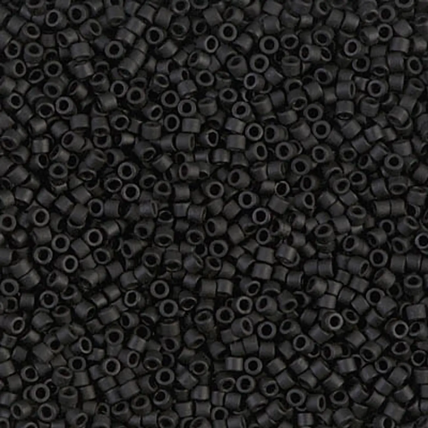 MIYUKI DELICA 11/0 JET BLACK MATE DB0310 X 10 GRAMS 1