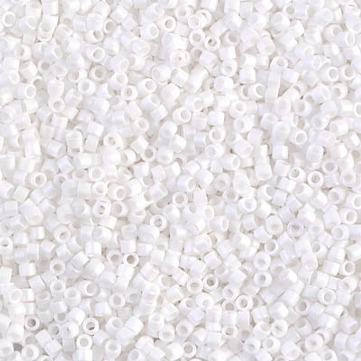 MIYUKI DELICA 11/0 WHITE MATTE DB0351 X 10 GRAMS 1
