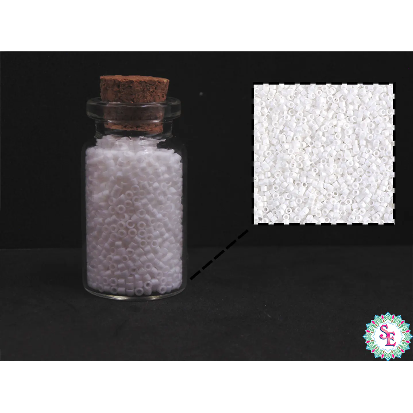 MIYUKI DELICA 11/0 WHITE MATTE DB0351 X 10 GRAMS 2