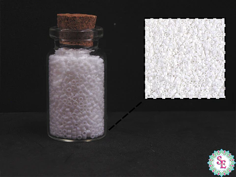 MIYUKI DELICA 11/0 WHITE MATTE DB0351 X 10 GRAMOS 