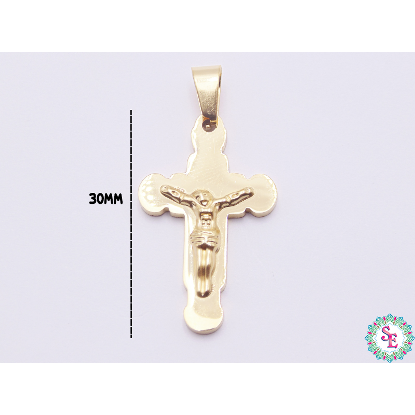 ACERO DORADO CRISTO FIGURA #19 30MM  1