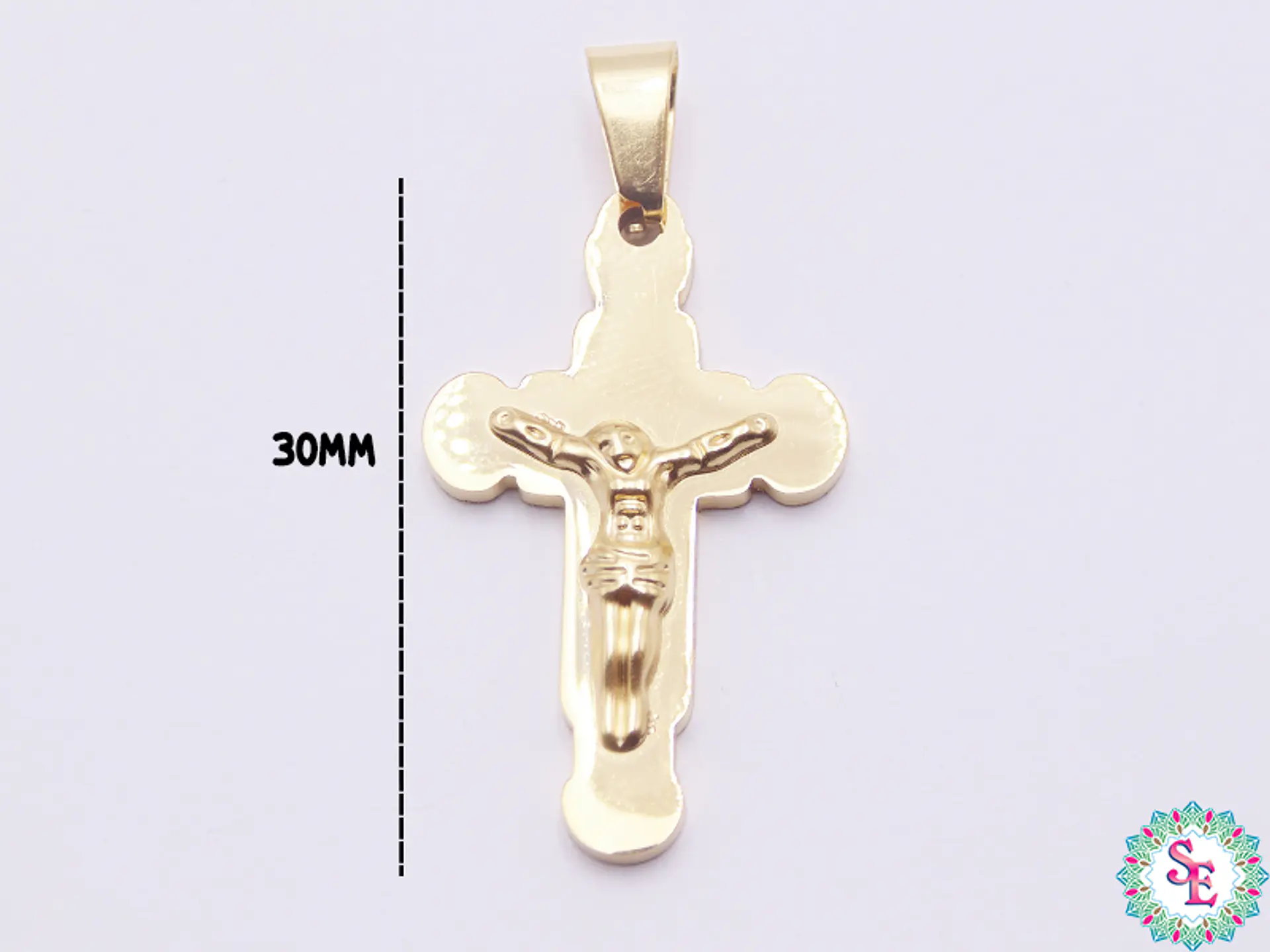 ACERO DORADO CRISTO FIGURA #19 30MM  1