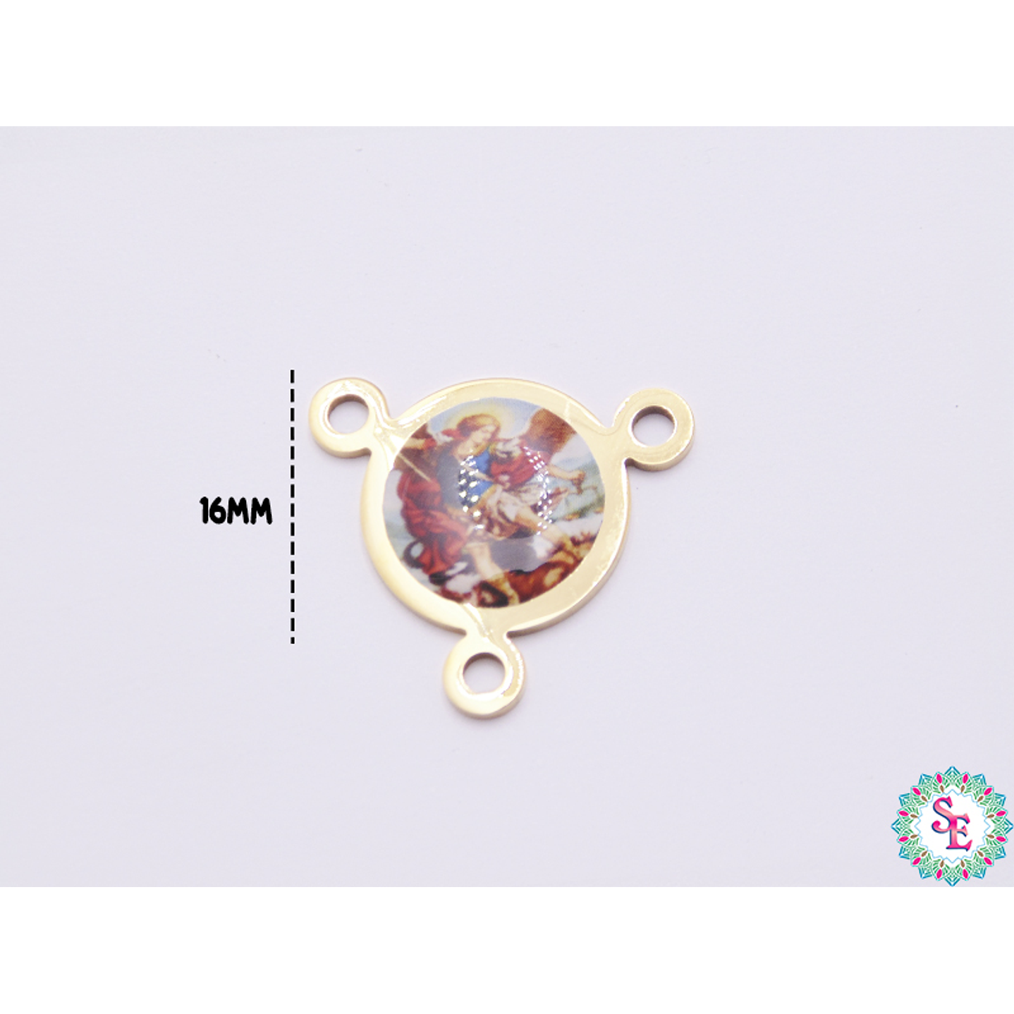 ACERO DORADO CRUCERO RESINA ANGEL SAN MIGUEL 20MM 1