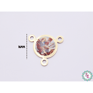 ACERO DORADO CRUCERO RESINA ANGEL SAN MIGUEL 20MM