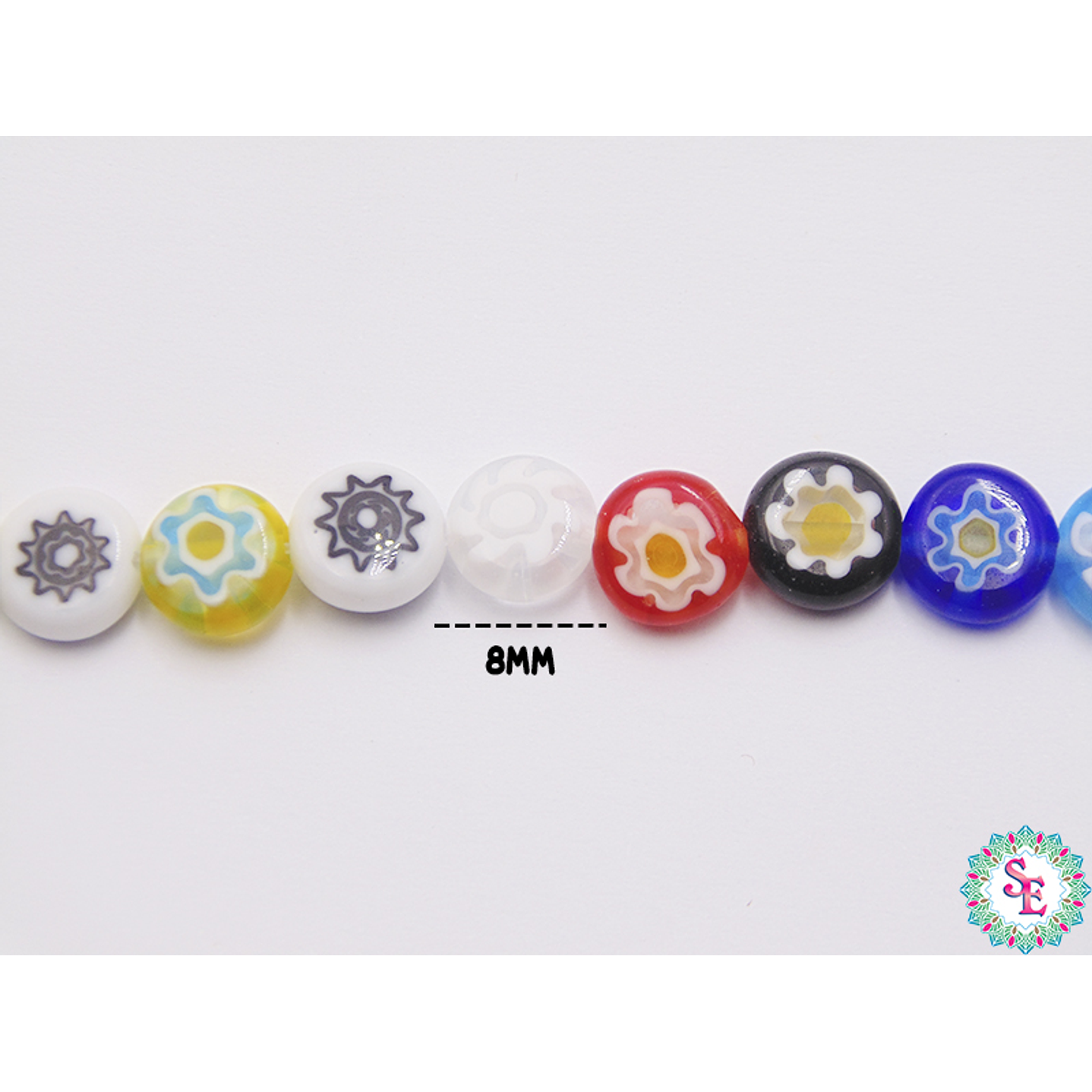 MURRINA REDONDA PLANA # 8MM 1