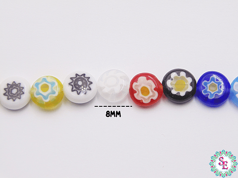 MURRINA REDONDA PLANA # 8MM