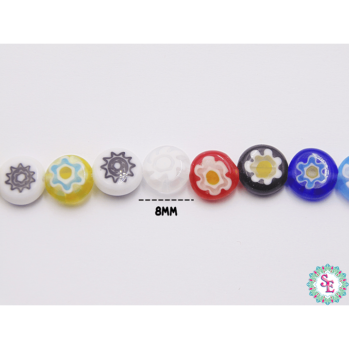 MURRINA REDONDA PLANA # 8MM 1