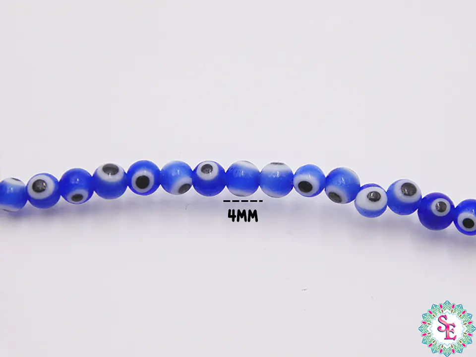 OJO TURCO REDONDO # 4MM AZUL REY 1