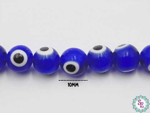 OJO TURCO REDONDO # 10MM AZUL REY
