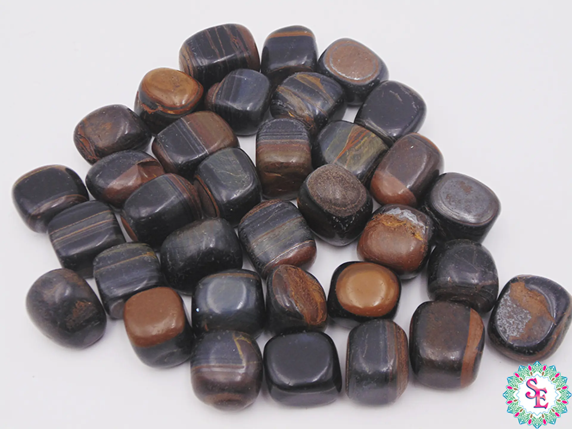 PIEDRA NATURAL MEDIANA TAMBOREAD OJO DE TIGRE AZUL 20-30MM 1