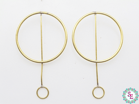 LATON 27 HERRAJE ARETE EXTENSION 66*40*2MM X 10 PARES 