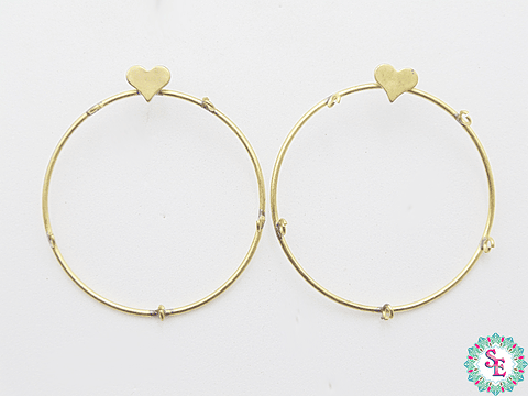 LATON 28 HERRAJE ARETE 40*1.2MM X 10 PAR 