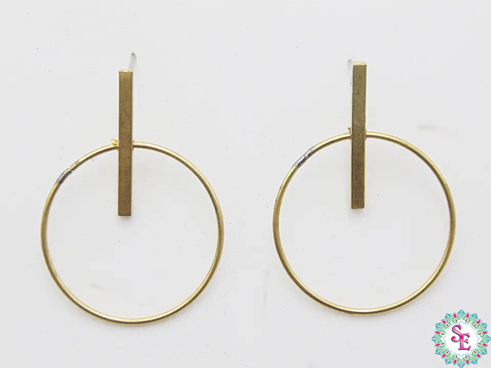 LATON 30 HERRAJE ARETE EXTENSION 25*1MM X 10 PAR  1