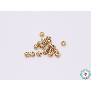 LATON BALIN # 4MM COCO HUECOS X 4987 UND 