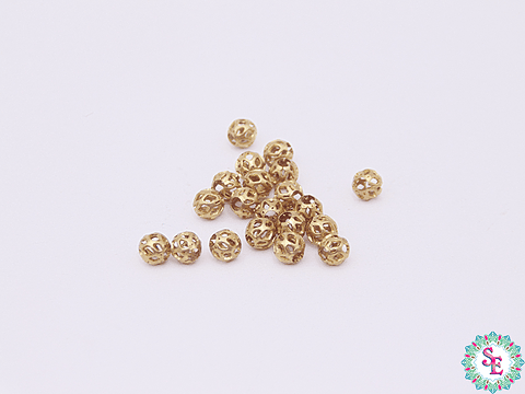 LATON BALIN # 4MM COCO HUECOS X 4987 UND 