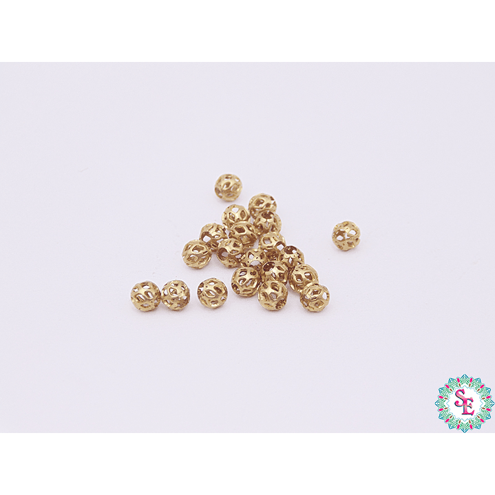 LATON BALIN # 4MM COCO HUECOS X 4987 UND  1