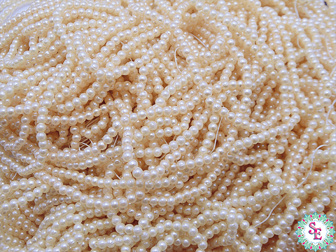 PERLA DE PLASTICO # 4MM CURUBA PQ*500 GRAMOS 