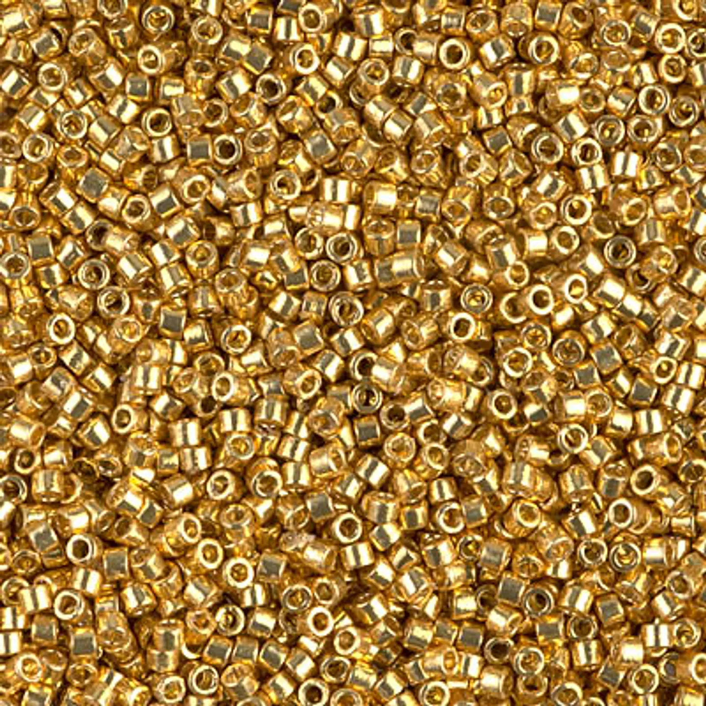 MIYUKI DELICA 11/0 GALVANIZED GOLD DB1832 CONTAINS DURACOAT X 10 GRAMS 1