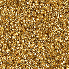 MIYUKI DELICA 11/0 GALVANIZED GOLD DB1832 CONTIENE DURACOAT  X 10 GRAMOS 