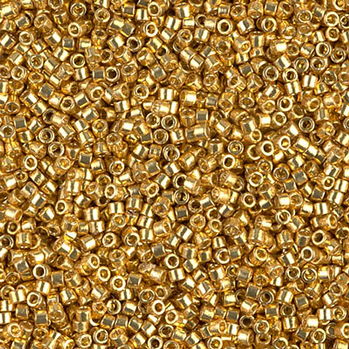 MIYUKI DELICA 11/0 GALVANIZED GOLD DB1832 CONTAINS DURACOAT X 10 GRAMS 1