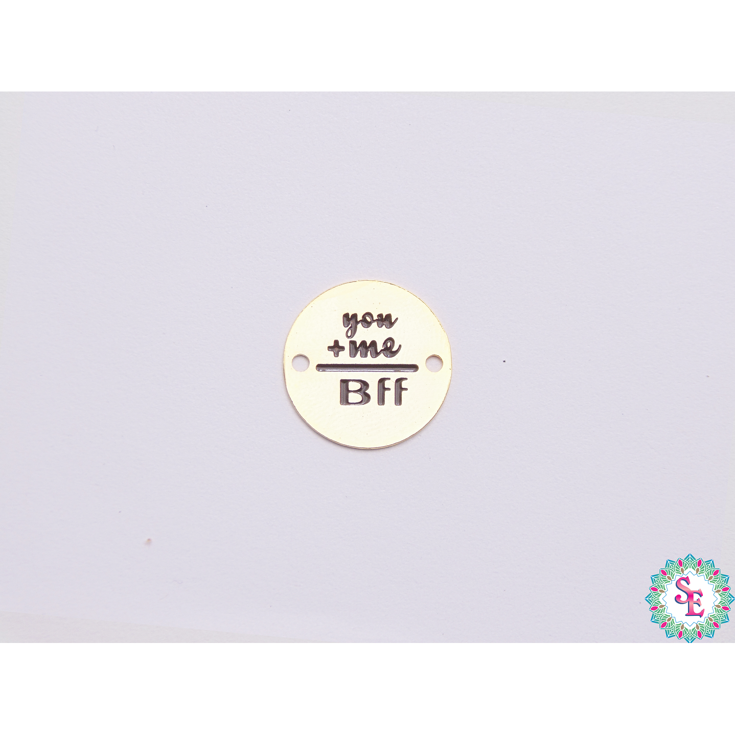 GOLD GOLFI ROUND END YOU + ME BFF X UND 1