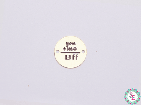 ORO GOLFI TERMINAL REDONDO YOU + ME BFF X UND 