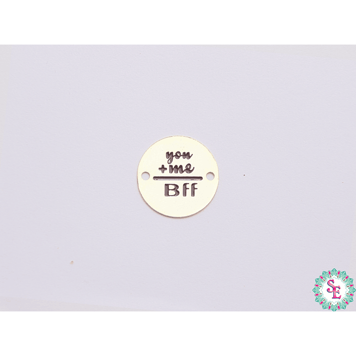 GOLD GOLFI ROUND END YOU + ME BFF X UND 1