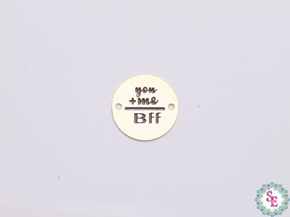 ORO GOLFI TERMINAL REDONDO YOU + ME BFF X UND  1