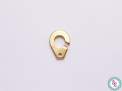 BROCHE ACERO DORADO TERMINAL ESPOSAS 16MM