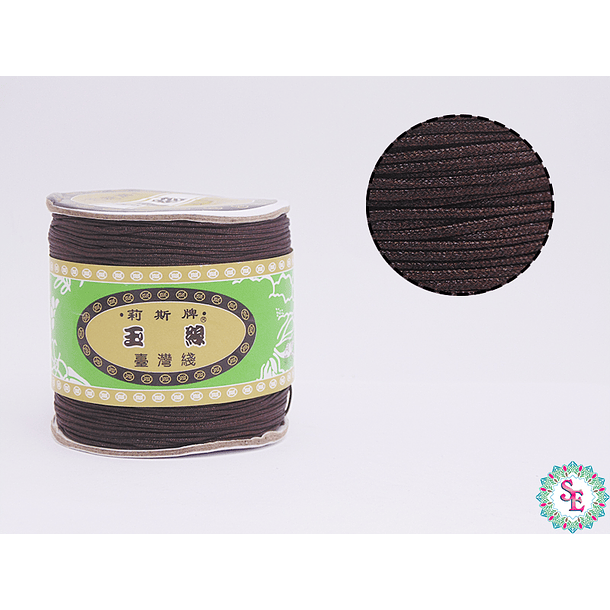 CELLULAR THREAD 0.8M ROLL*144YARD DARK BROWN