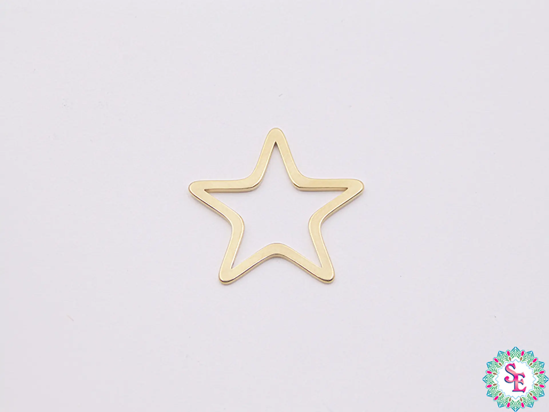 ACERO DORADO FIGURA ESTRELLA 20MM  1