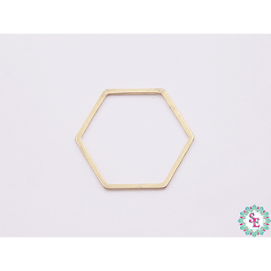 ACERO DORADO  FIGURA HEXAGONO 20MM 