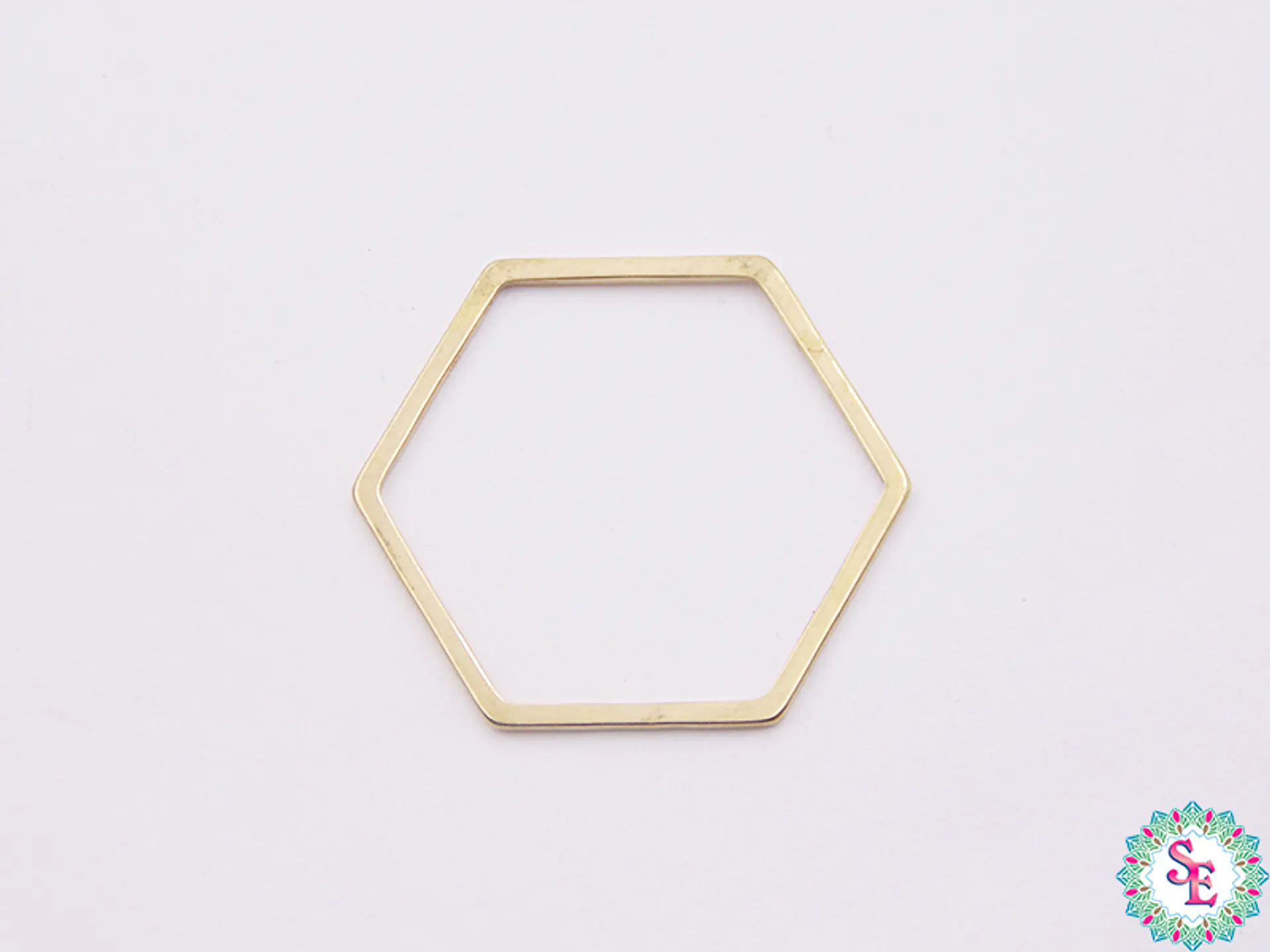 ACERO DORADO  FIGURA HEXAGONO 20MM  1