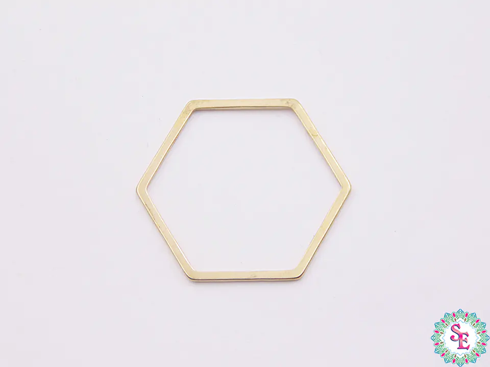 ACERO DORADO  FIGURA HEXAGONO 20MM  1