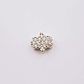 RODIO DORADO MANO HANS PEQUEÑA CIRCON BLANCO 10MM - thumbnail 1
