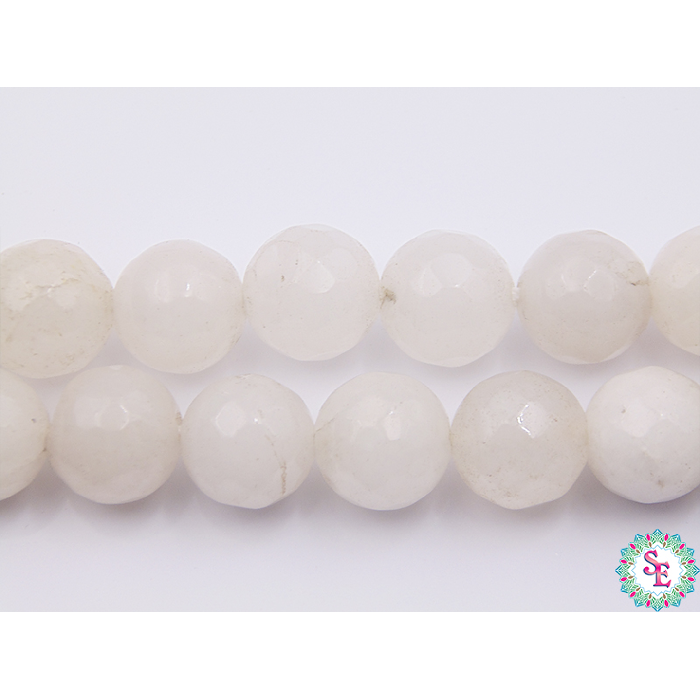 PIEDRA NATURAL FACETADA 10MM CUARZO BLANCO 1