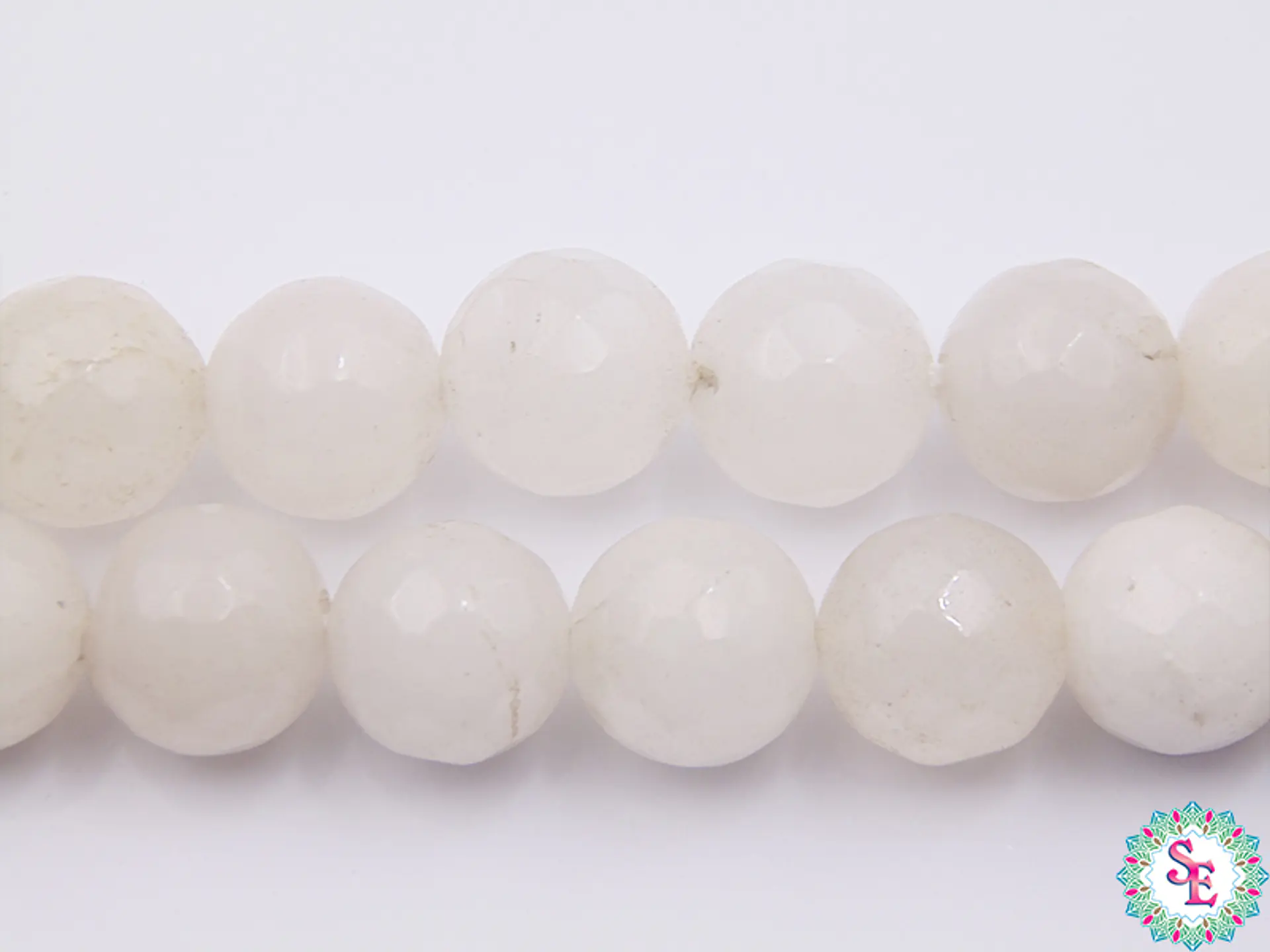 PIEDRA NATURAL FACETADA 10MM CUARZO BLANCO 1