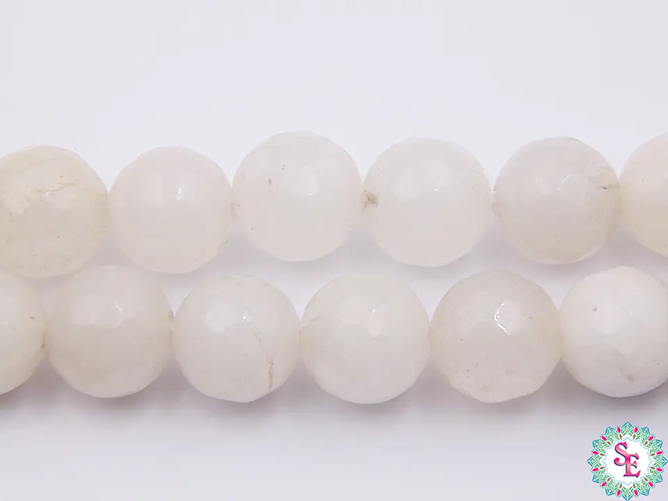 PIEDRA NATURAL FACETADA 10MM CUARZO BLANCO 1