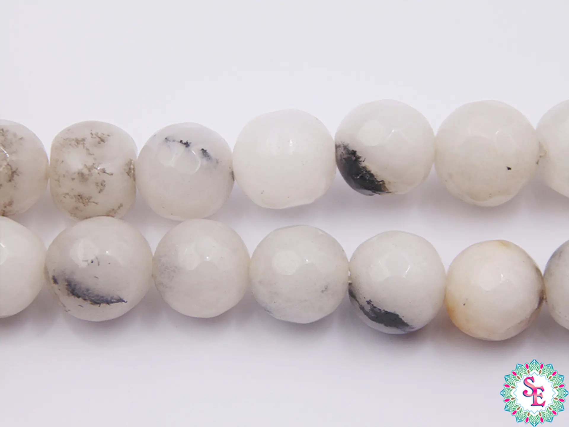 PIEDRA NATURAL FACETADA 10MM TURMALINA BLANCA 1