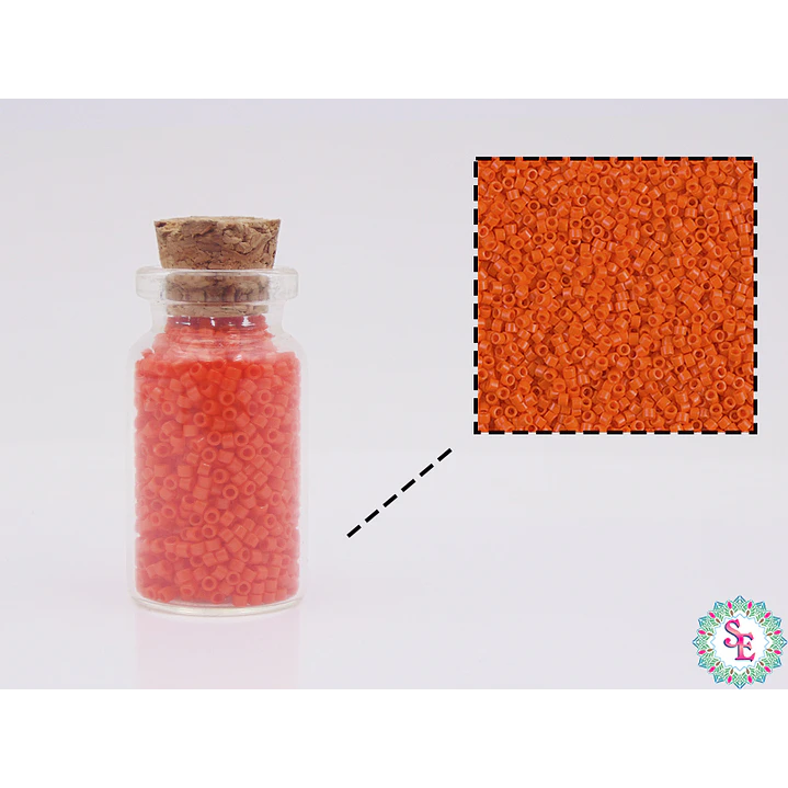 MIYUKI DELICA 11/0 OPAQUE ORANGE DB0722 X 10 GRAMOS  2