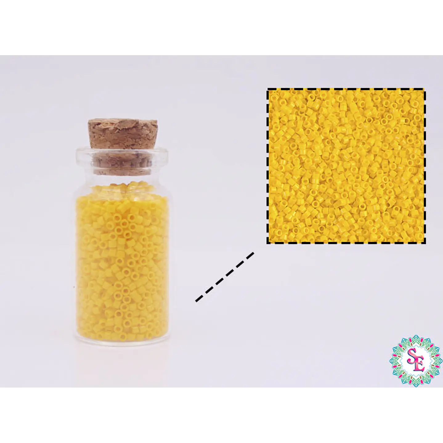 MIYUKI DELICA 11/0 OPAQUE CANARY DB1132 X 10 GRAMOS  2