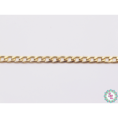 CARTIER ALUMINUM CHAIN 4*1.5MM GOLDEN X METER